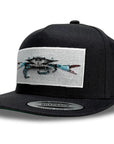 Don't Be Crabby patch – YP Classic Snapback – Black – Captured Clothing 30A