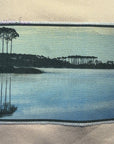 Western Lake Blue - Cropped Hoodie