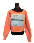 Warhol Blue - Cropped Sweatshirt