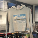 Western Lake Morning Light | Modus Made Cropped Hoodie - Wholesale