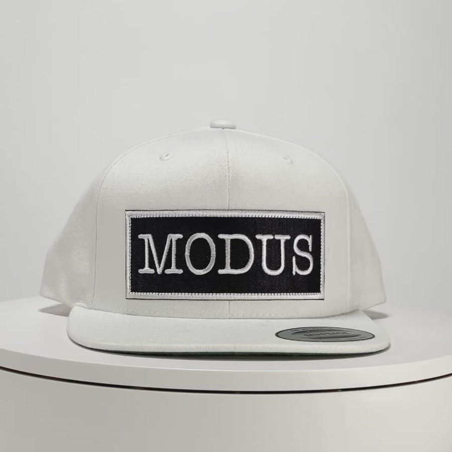 Captured Clothing Logo patch – YP Classic Snapback – White – Captured Clothing 30A