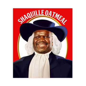 Shaquille Oatmeal Sticker