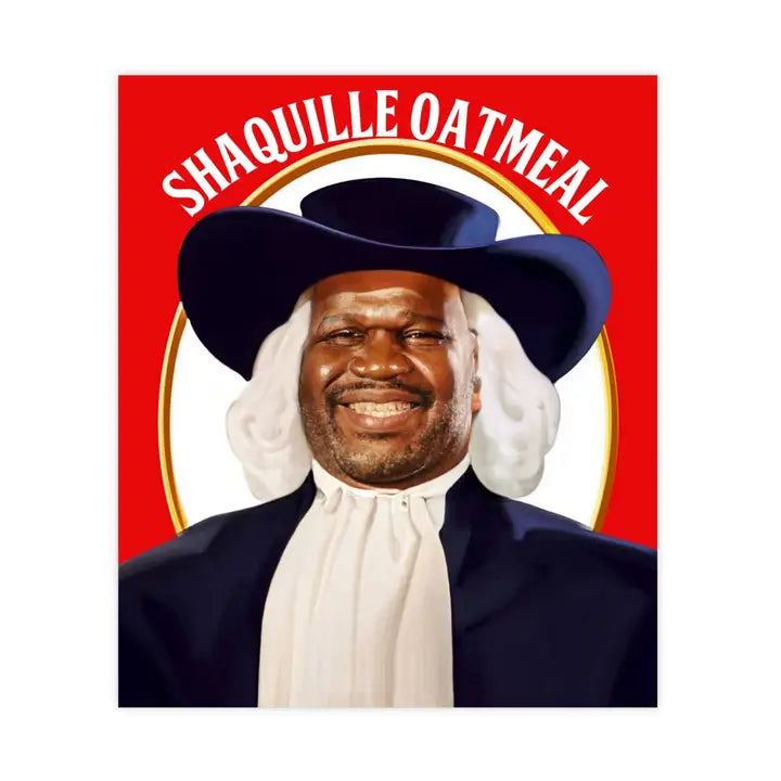 Shaquille Oatmeal Sticker