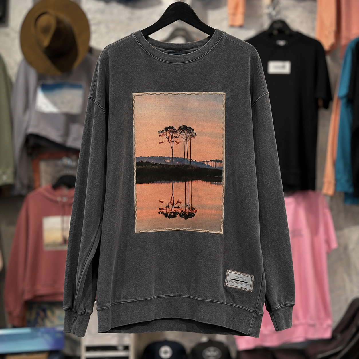 Western Lake Sunrise - Modus Made Sweatshirt