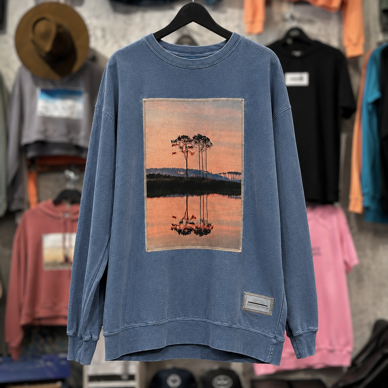 Western Lake Sunrise - Modus Made Sweatshirt