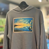 Western Lake Fall Sunset | Modus Made Cropped Hoodie