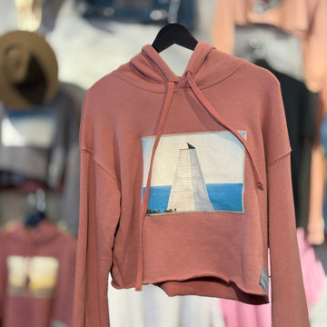 Seaside Obelisk | Modus Made Cropped Hoodie