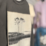 Western Lake White On White - Modus Made Sweatshirt