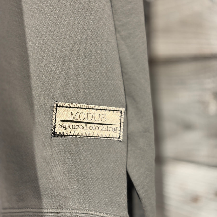 Western Lake White On White - Modus Made Hoodie