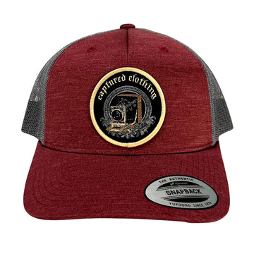 Captured Black/Tan Patch Hat