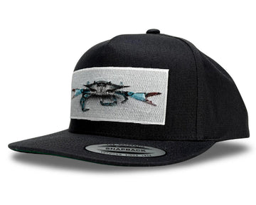 Don't Be Crabby patch – YP Classic Snapback – Black – Captured Clothing 30A