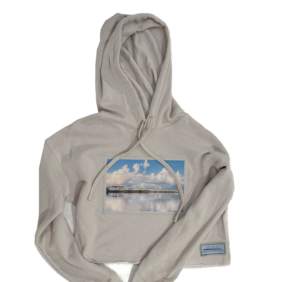 Western Lake Morning Light | Modus Made Cropped Hoodie