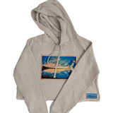 Western Lake Fall Sunset | Modus Made Cropped Hoodie - Wholesale