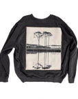 Western Lake White On White - Modus Made Sweatshirt