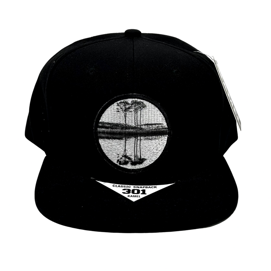 Black & White Trees Patch Hat