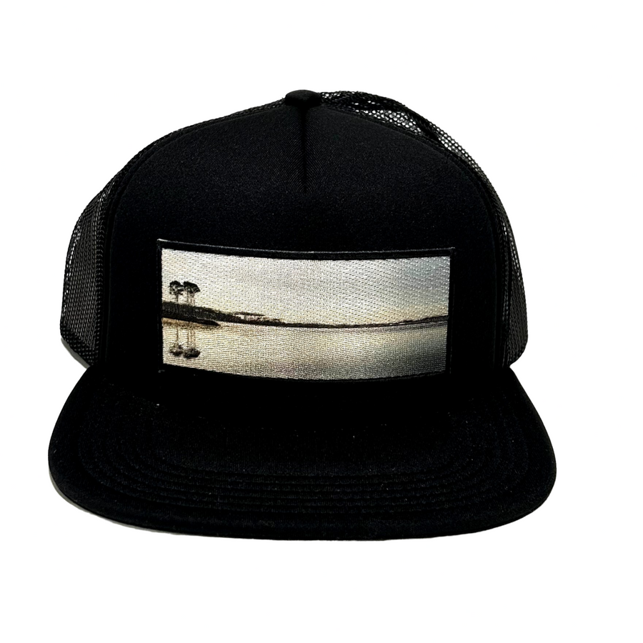 Western Lake Sunrise Patch Hat