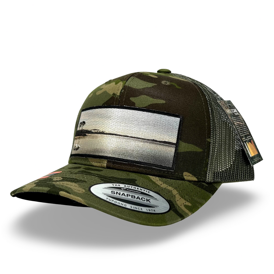 Western Lake Sunrise Patch Hat