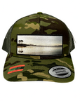 Western Lake Sunrise Patch Hat