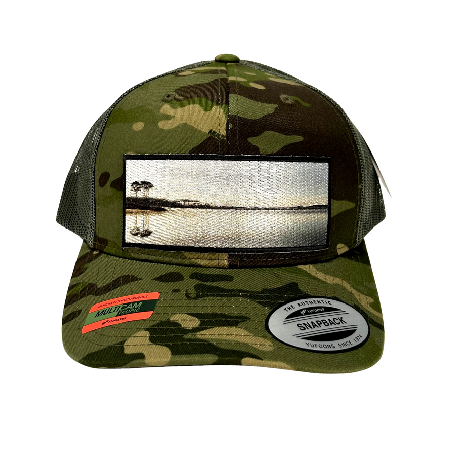 Western Lake Sunrise Patch Hat