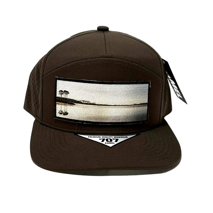 Western Lake Sunrise Patch Hat