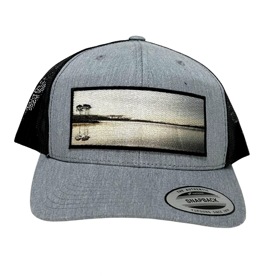 Western Lake Sunrise Patch Hat