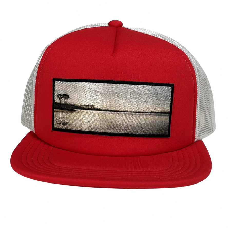 Western Lake Sunrise Patch Hat