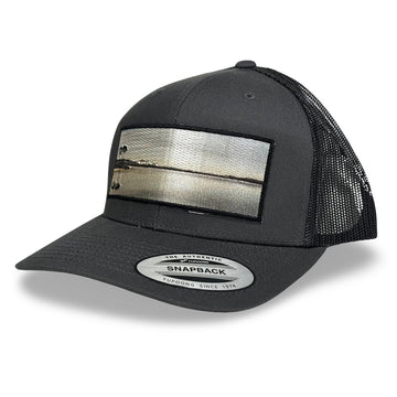 Western Lake Landscape patch – Richardson Original Trucker – Black – Captured Clothing 30A