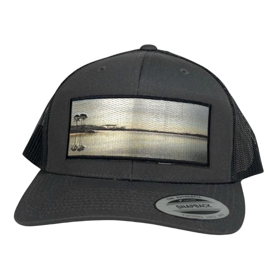 Western Lake Sunrise Patch Hat