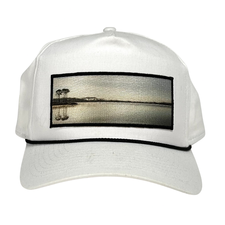 Western Lake Sunrise Patch Hat