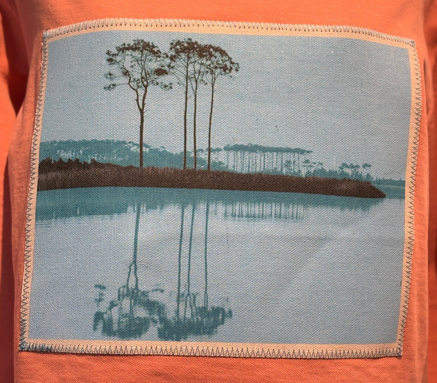Warhol Blue - Cropped Sweatshirt