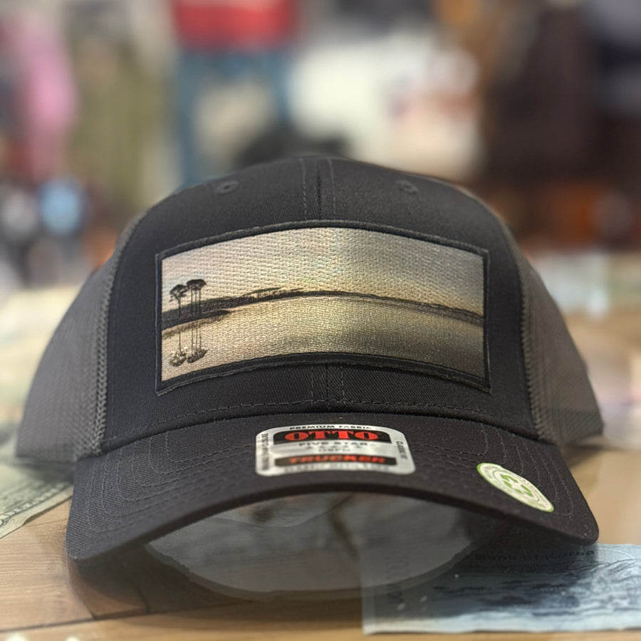 black otto hat with western lake patch