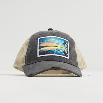Fall Sunset Patch Hat