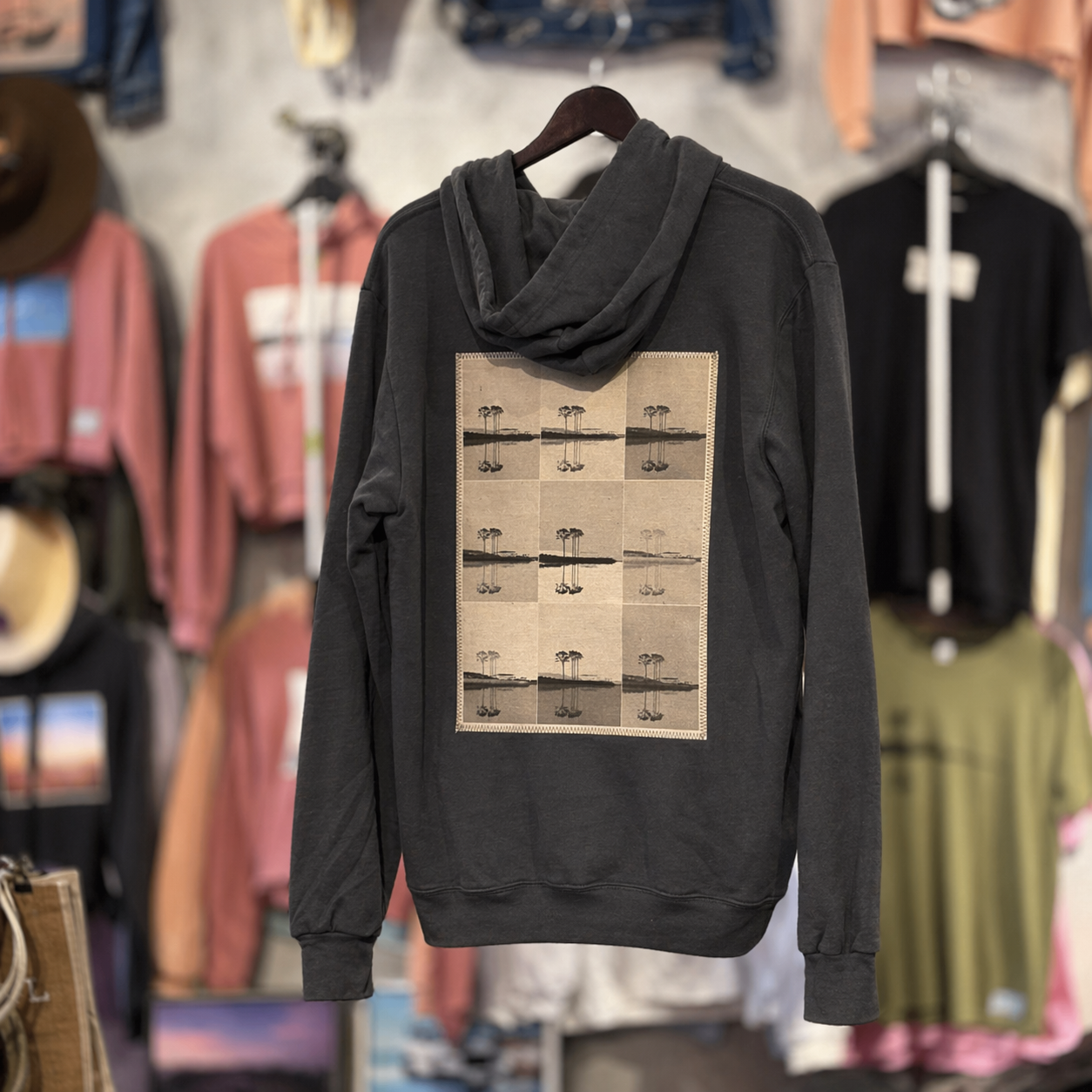 Warhol Lake - Black & White - Modus Made Hoodie