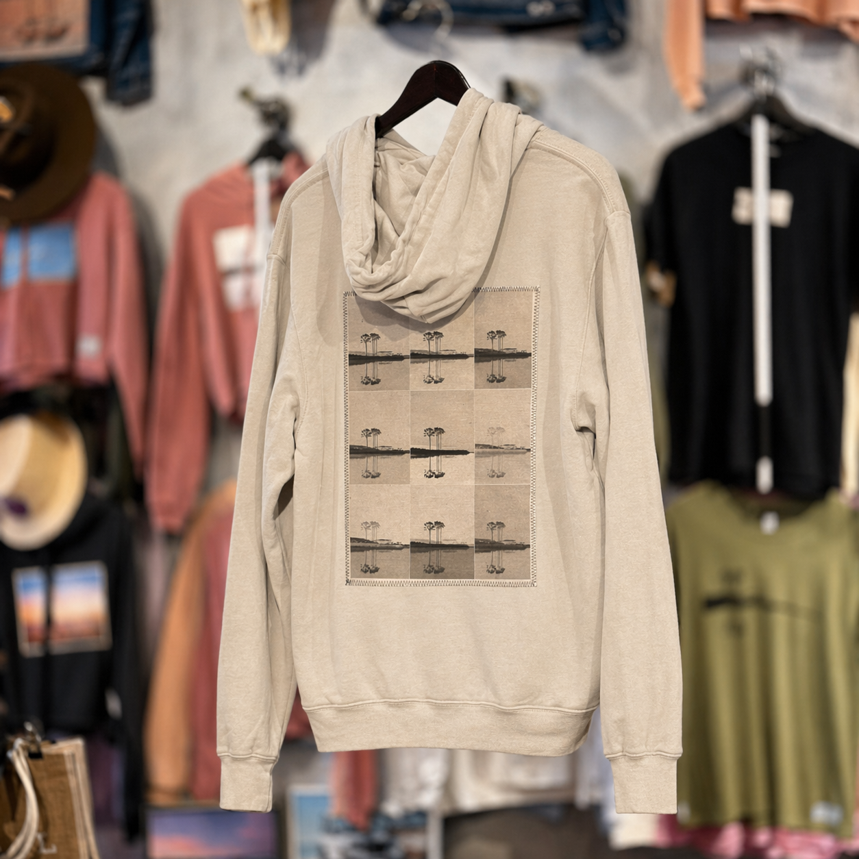 Warhol Lake - Black & White - Modus Made Hoodie