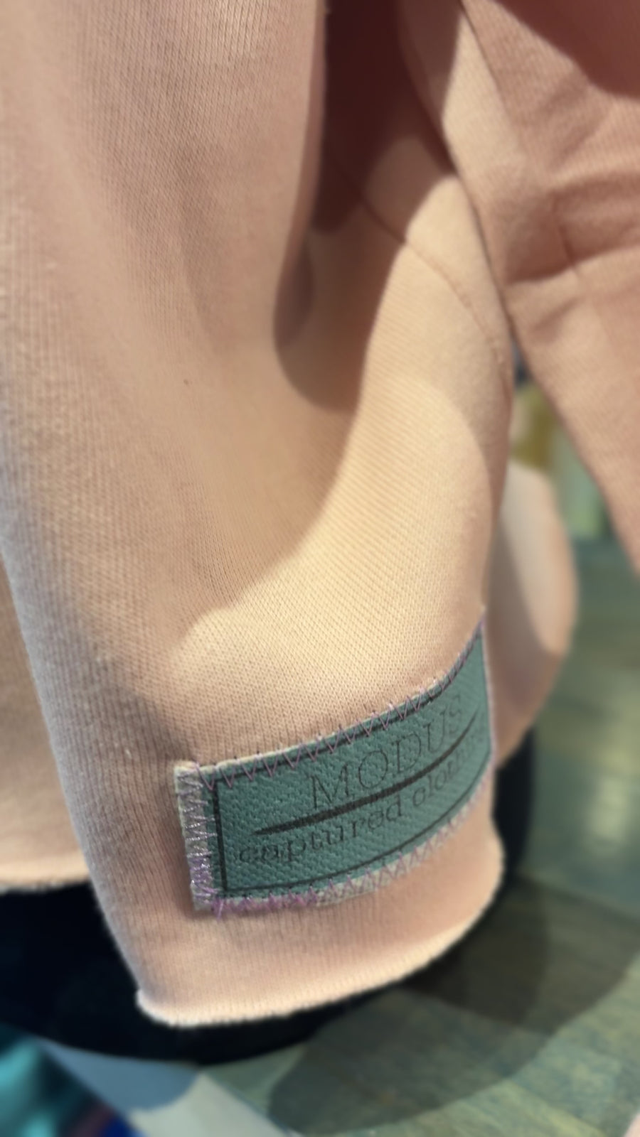 Western Lake Blue - Cropped Hoodie