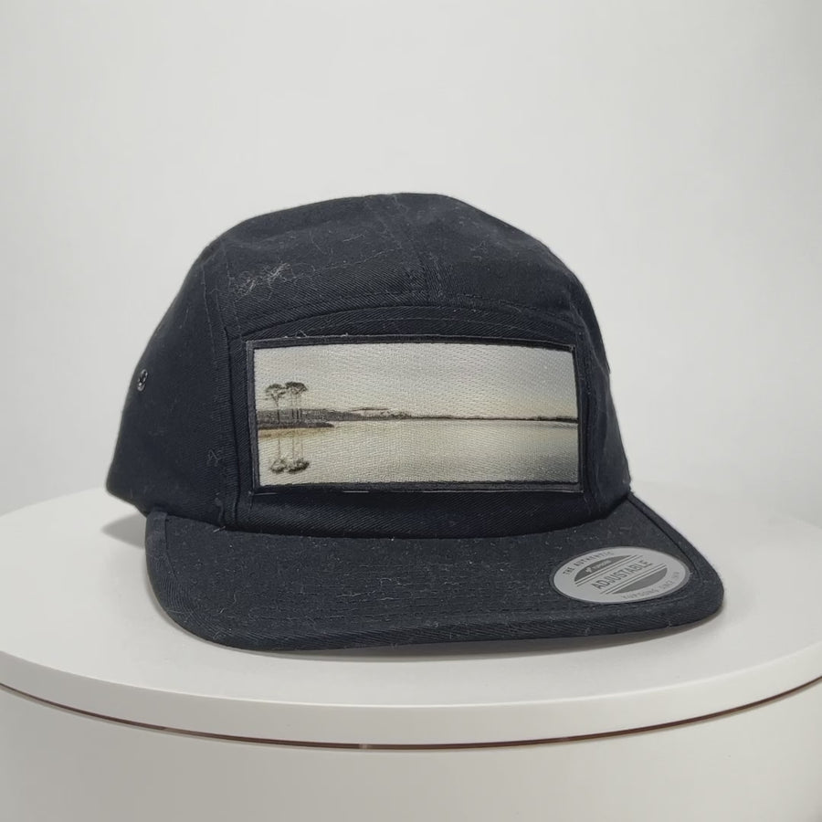 Western Lake Sunrise Patch Hat