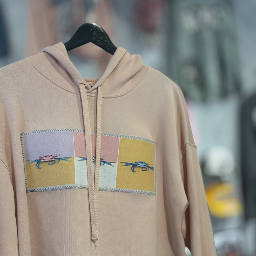 Warhol Crab | Modus Made Cropped Hoodie