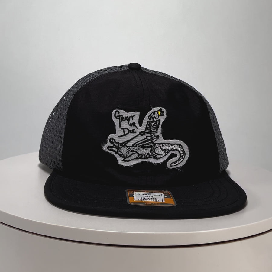 Grayt or Die Patch Hat